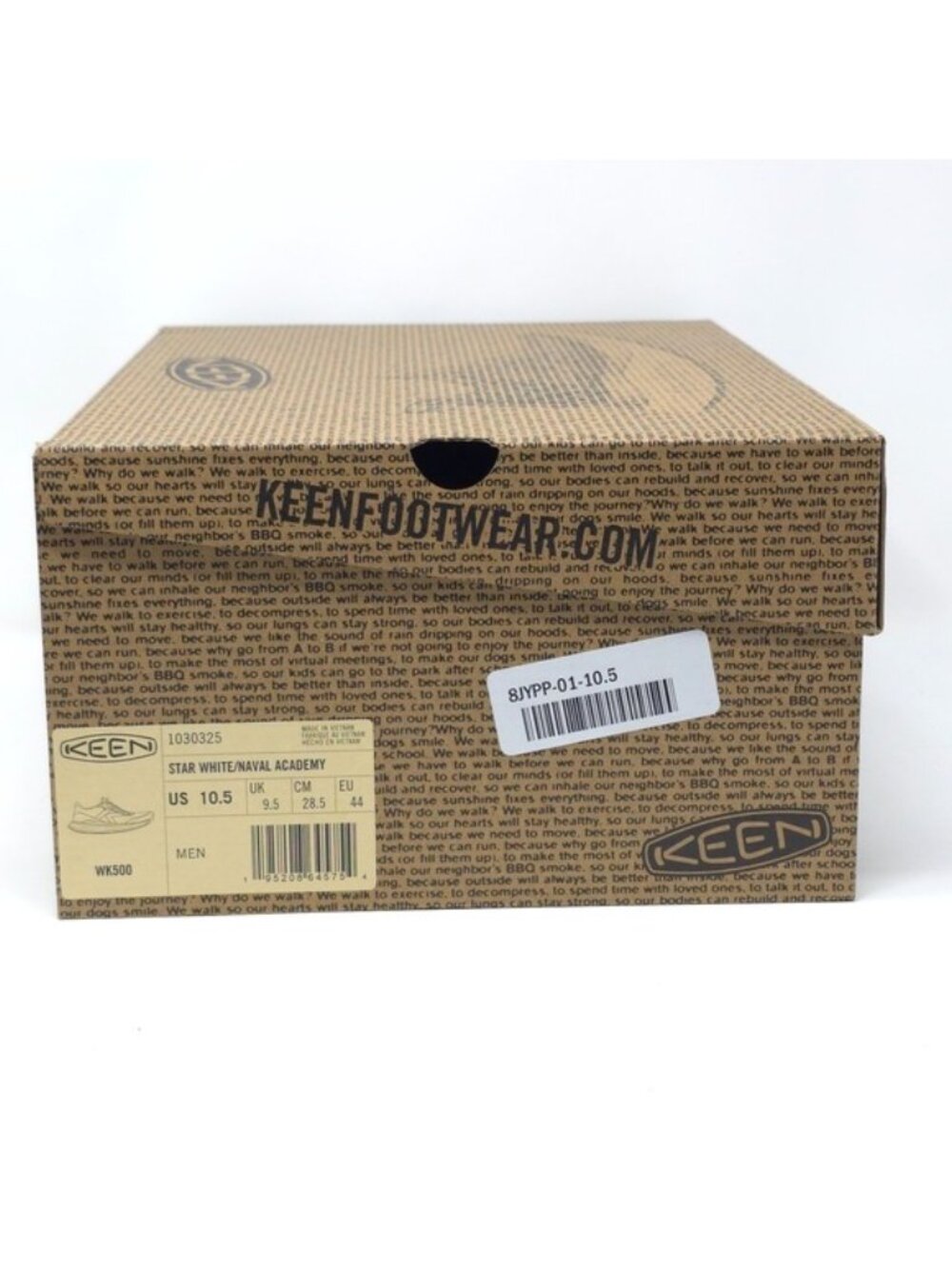 KEEN WK500 Sneakers Star White/Naval Academy Walking Shoes Men’s - Picture 12 of 12